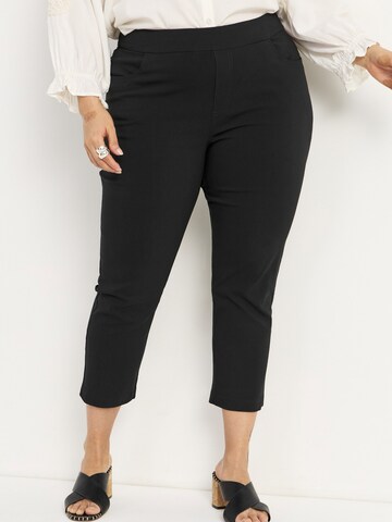Cellbes of Sweden Slim fit Trousers in Black: front