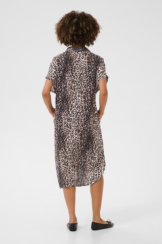CULTURE Blusenkleid in Braun