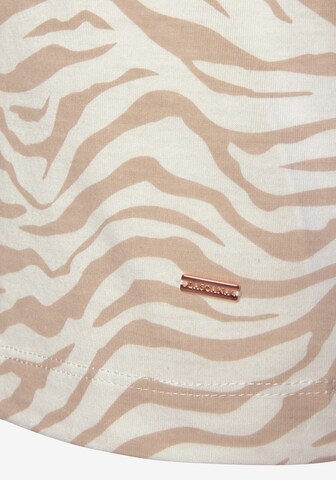 LASCANA Schlafshirt in Beige