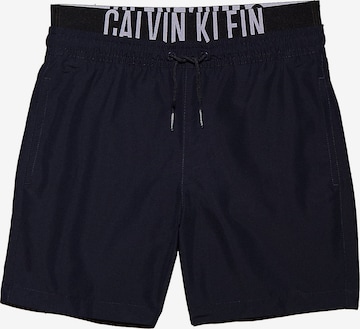 Shorts de bain 'Intense Power' Calvin Klein Swimwear en bleu : devant