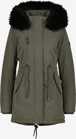 Parka d’hiver 'Kiersey' Alife and Kickin en vert : devant