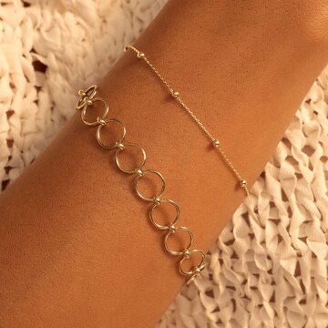 Beloro Jewels Bracelet in Gold: front