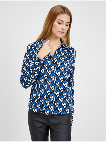 Orsay Bluse in Blau: Vorderseite