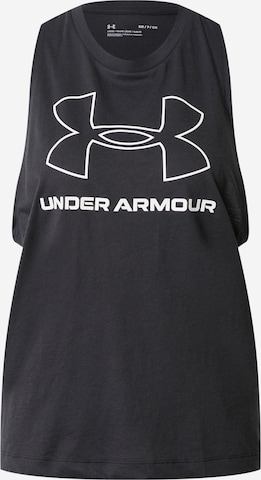 UNDER ARMOUR - Top desportivo em preto: frente