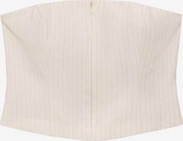 MANGO Toppi 'Lirio' värissä beige: etupuoli