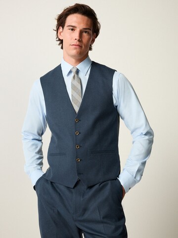 Next Suit vest in Blue: front