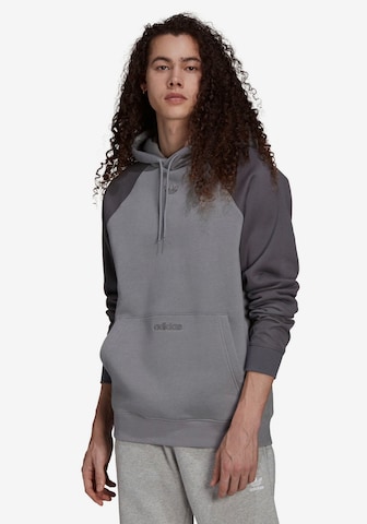 Felpa di ADIDAS ORIGINALS in grigio: frontale