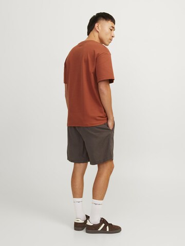 JACK & JONES Loosefit Broek 'Jaiden' in Bruin