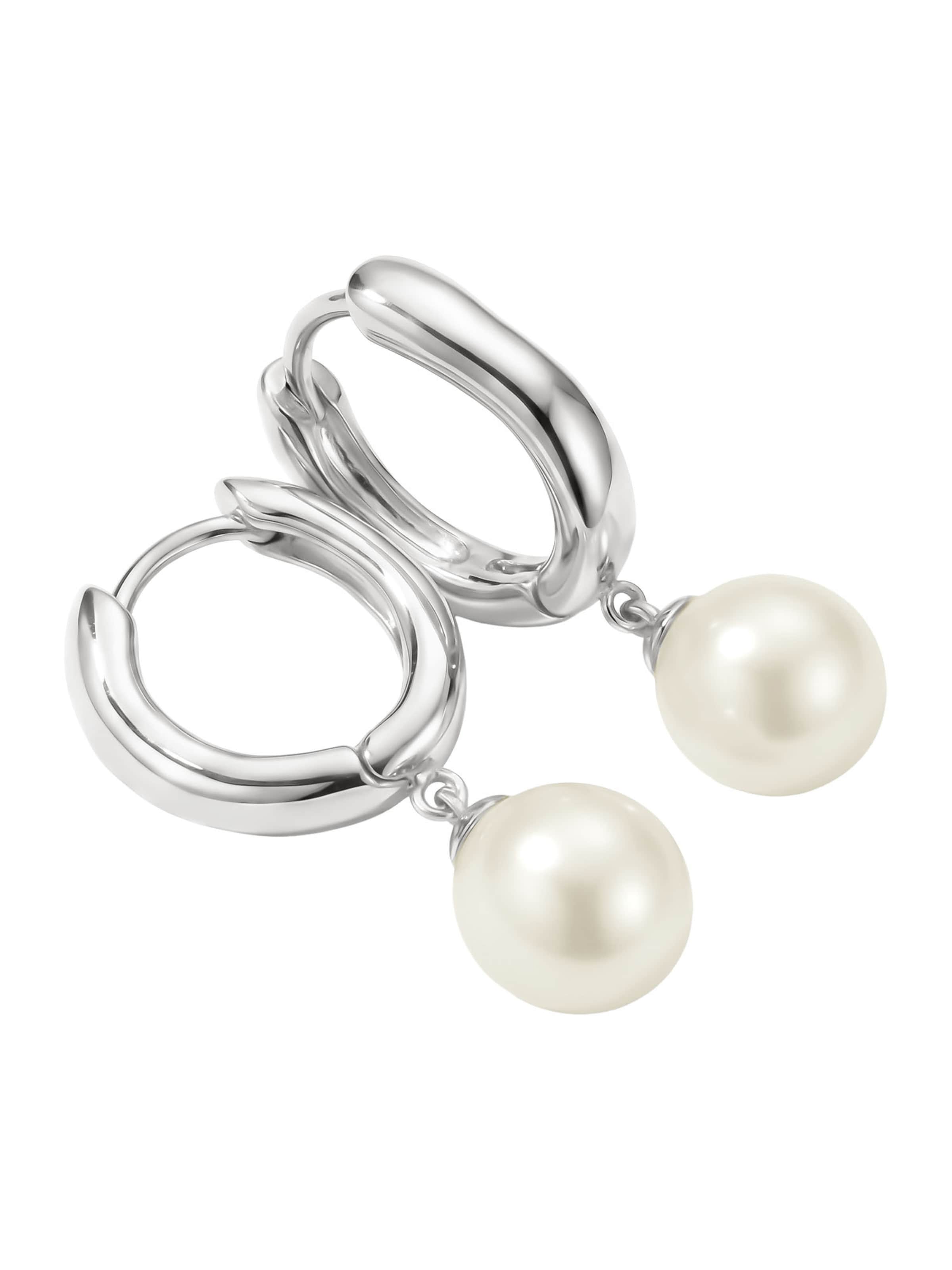 Thomas Sabo Creolen Perle in Silber