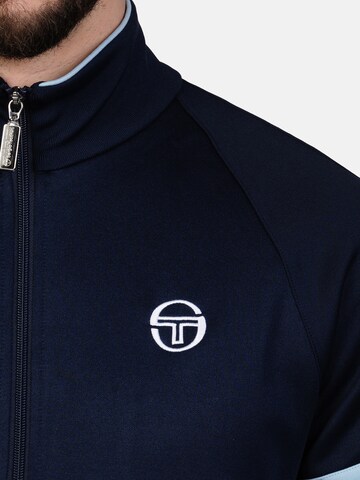 Sergio Tacchini Athletic Zip-Up Hoodie 'Orion' in Blue