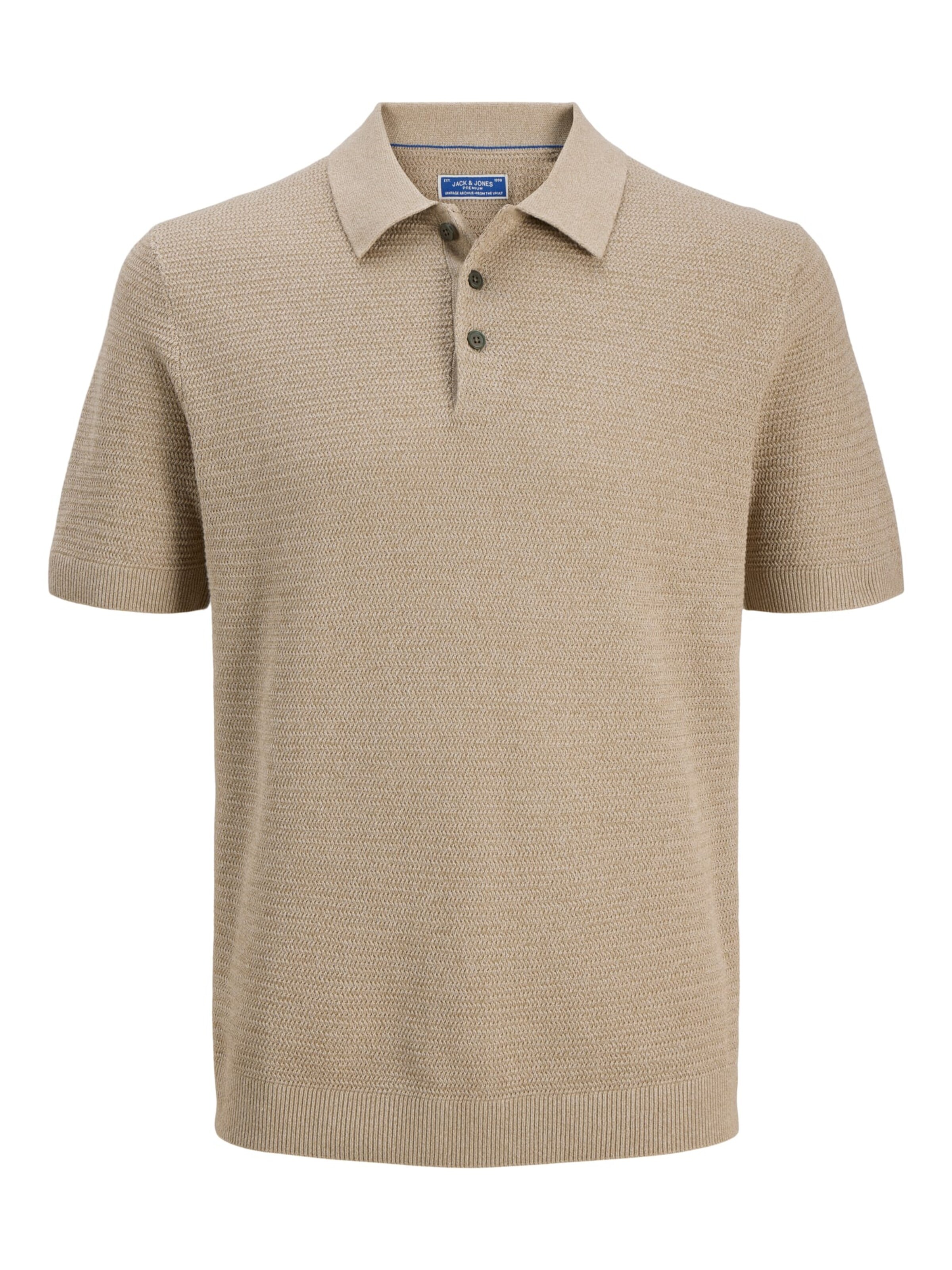 JACK & JONES Shirt 'Bluriley' in Beige: voorkant