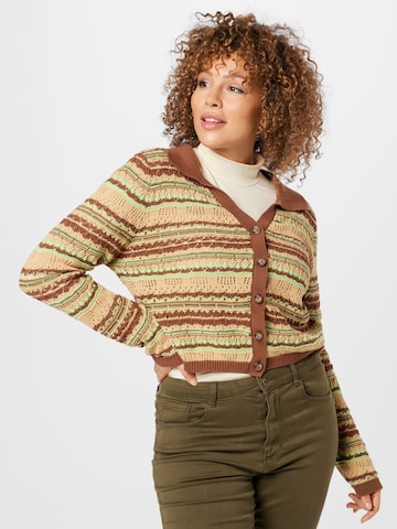 Cotton On Curve Knit Cardigan in Beige: front