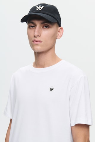 WOOD WOOD - Camisa 'WWAce' em branco