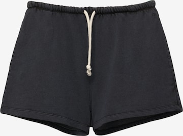 Pull&Bear Loosefit Shorts 'PACIFIC' in Schwarz: Vorderseite