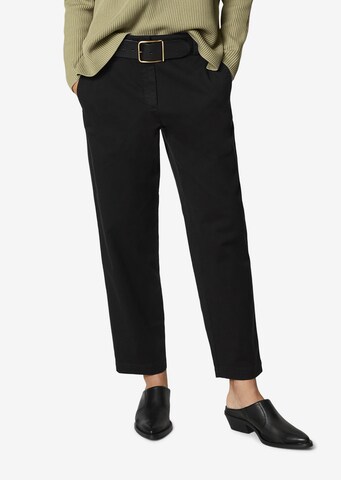 Regular Pantalon chino 'Kalni' Marc O'Polo en noir : devant