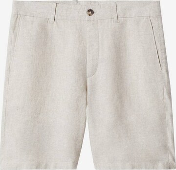 MANGO MAN Regular Pants 'Carp' in Beige: front