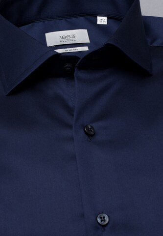 ETERNA Slim fit Business shirt in Blue
