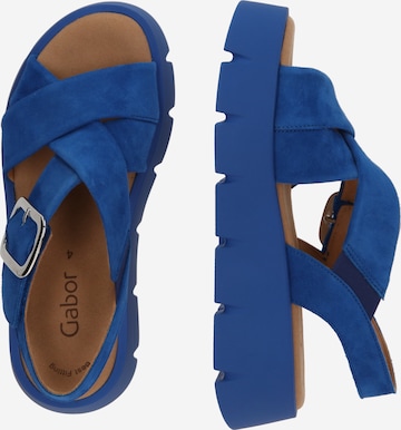 GABOR Sandały w kolorze niebieski