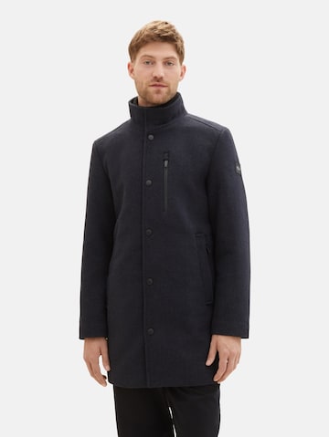 Manteau mi-saison TOM TAILOR en bleu : devant