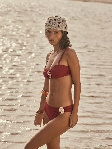Next - Bandeau Top de bikini en rojo