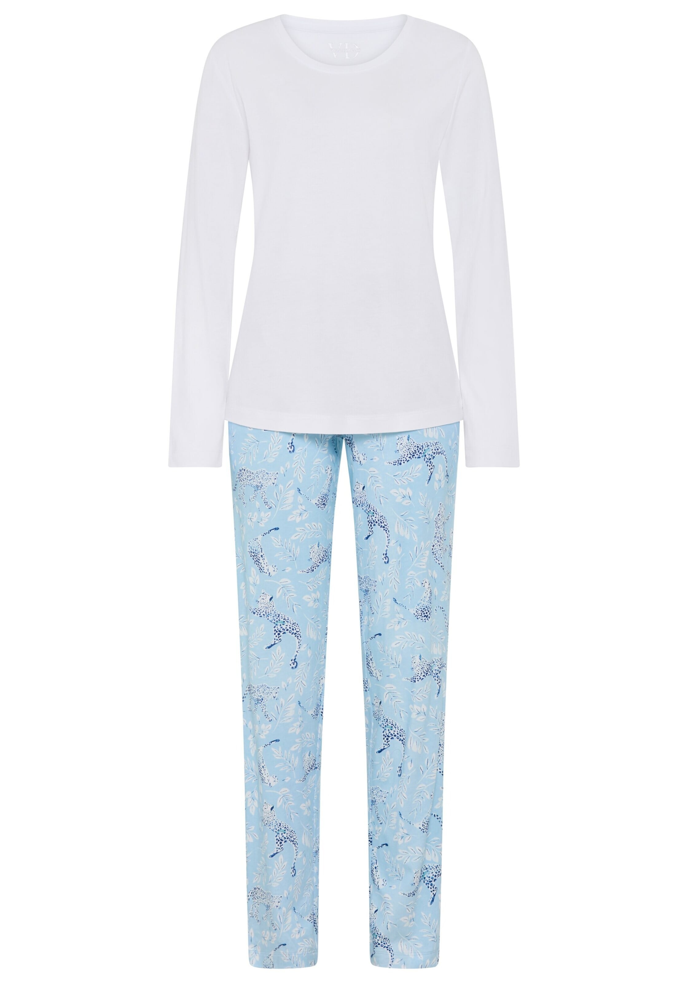 Pigiama di VIVANCE in blu: frontale