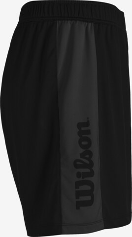 WILSON Loosefit Sporthose in Schwarz