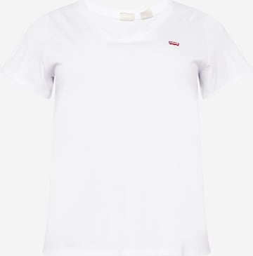 Levi's® Plus Paita 'The Perfect V-Neck ' värissä valkoinen: etupuoli