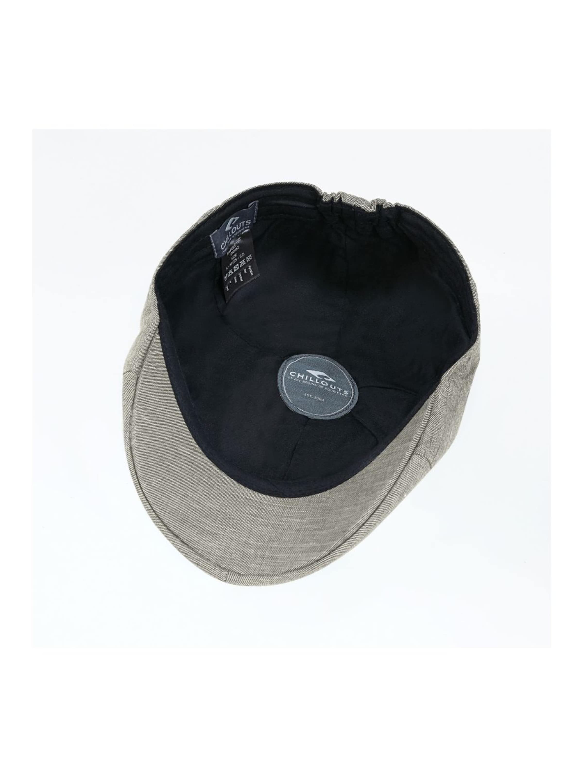 chillouts Cap 'Schiebermütze "Kapolei" (Flat Cap)'‌‌‌ in Beige