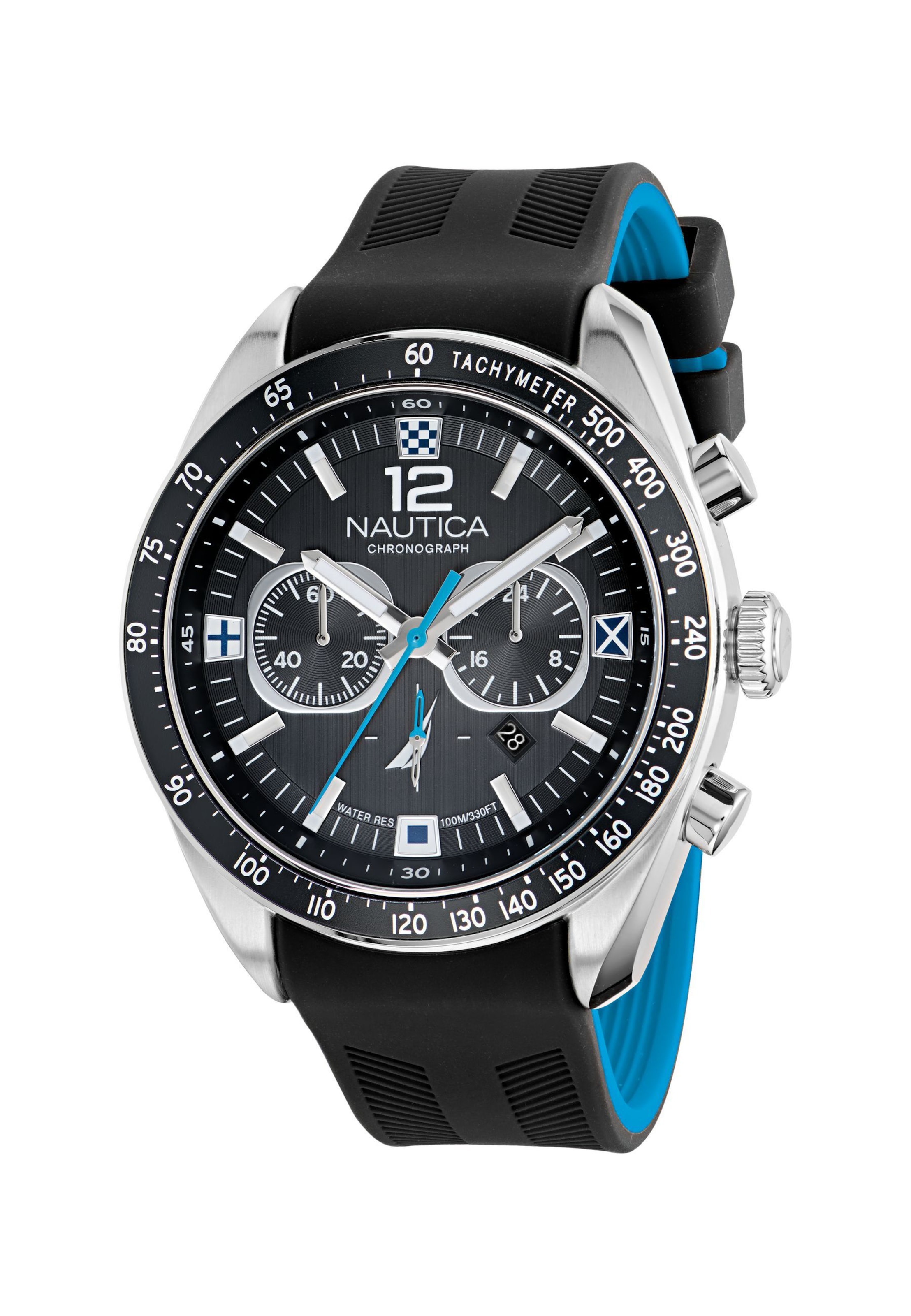 Montre à affichage analogique ' KEDGE ' NAUTICA en argent
