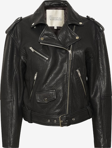 My Essential Wardrobe Between-Season Jacket 'Gilo' in Black: front