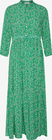 Cream Shirt Dress 'Alora' in Green: front