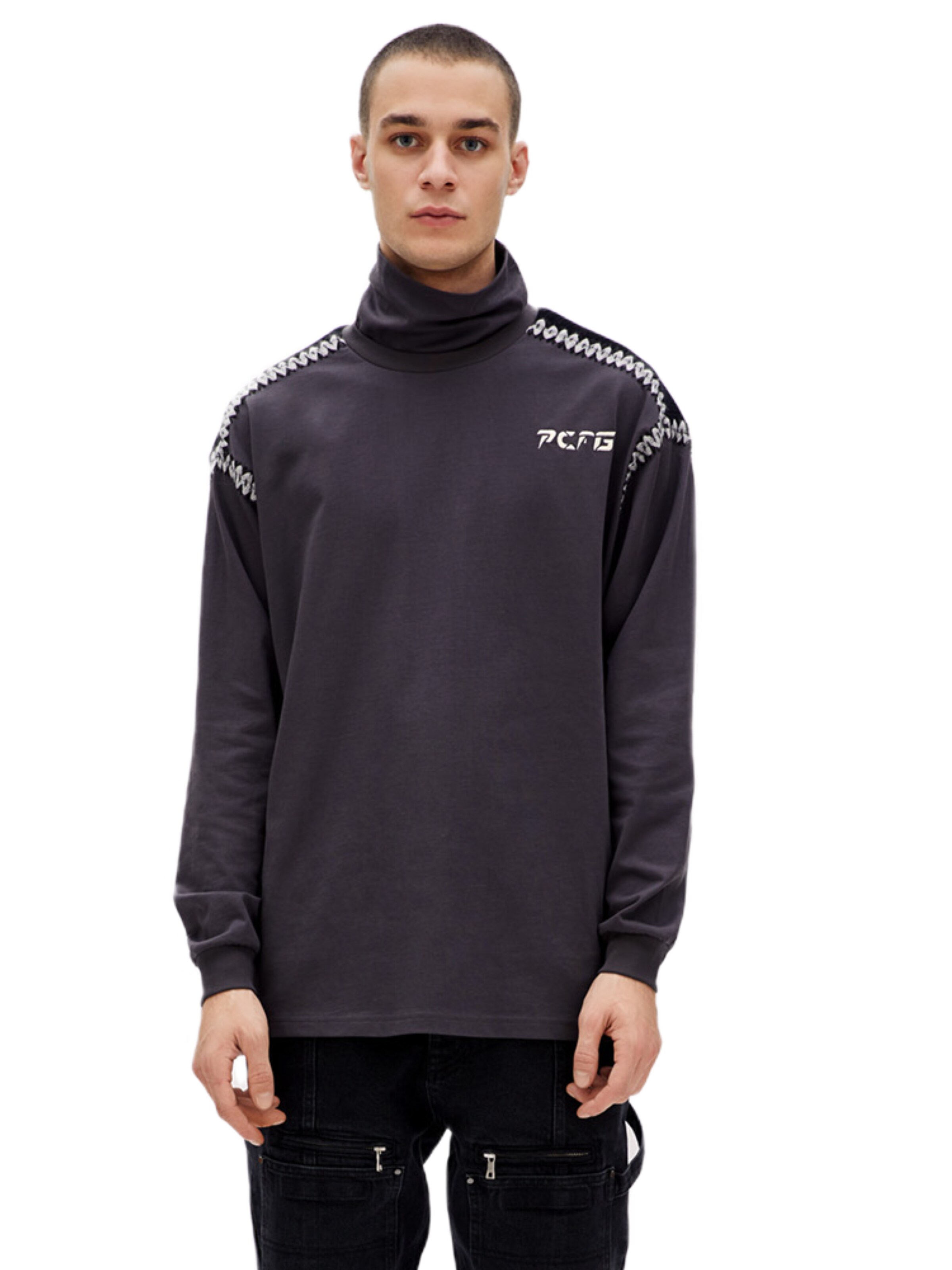 PCFG Shirt in Zwart: voorkant