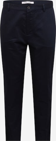 Samsøe Samsøe Slimfit Chino kalhoty 'SILAS' – modrá: přední strana