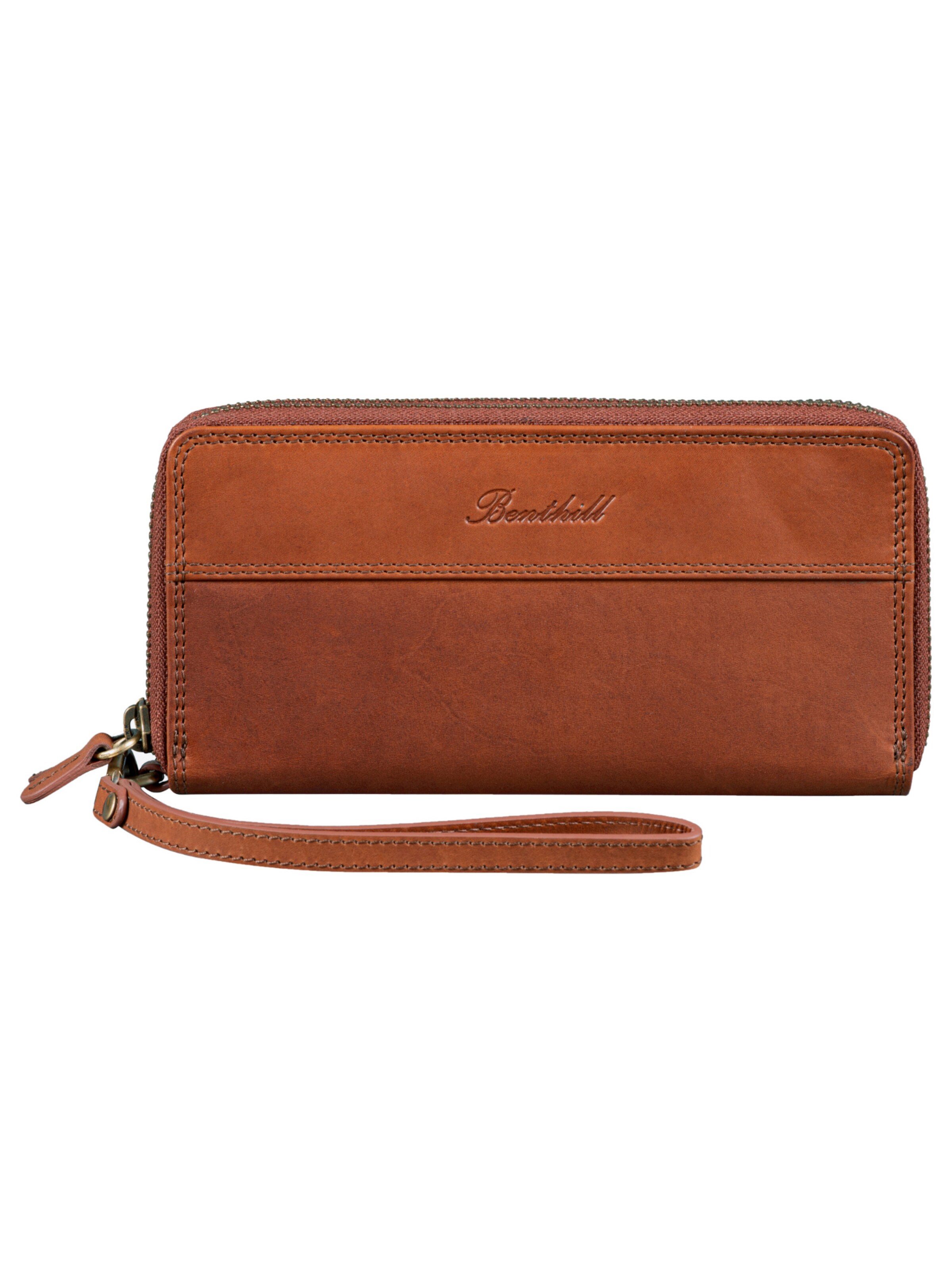 Benthill Wallet 'XL' in Brown: front