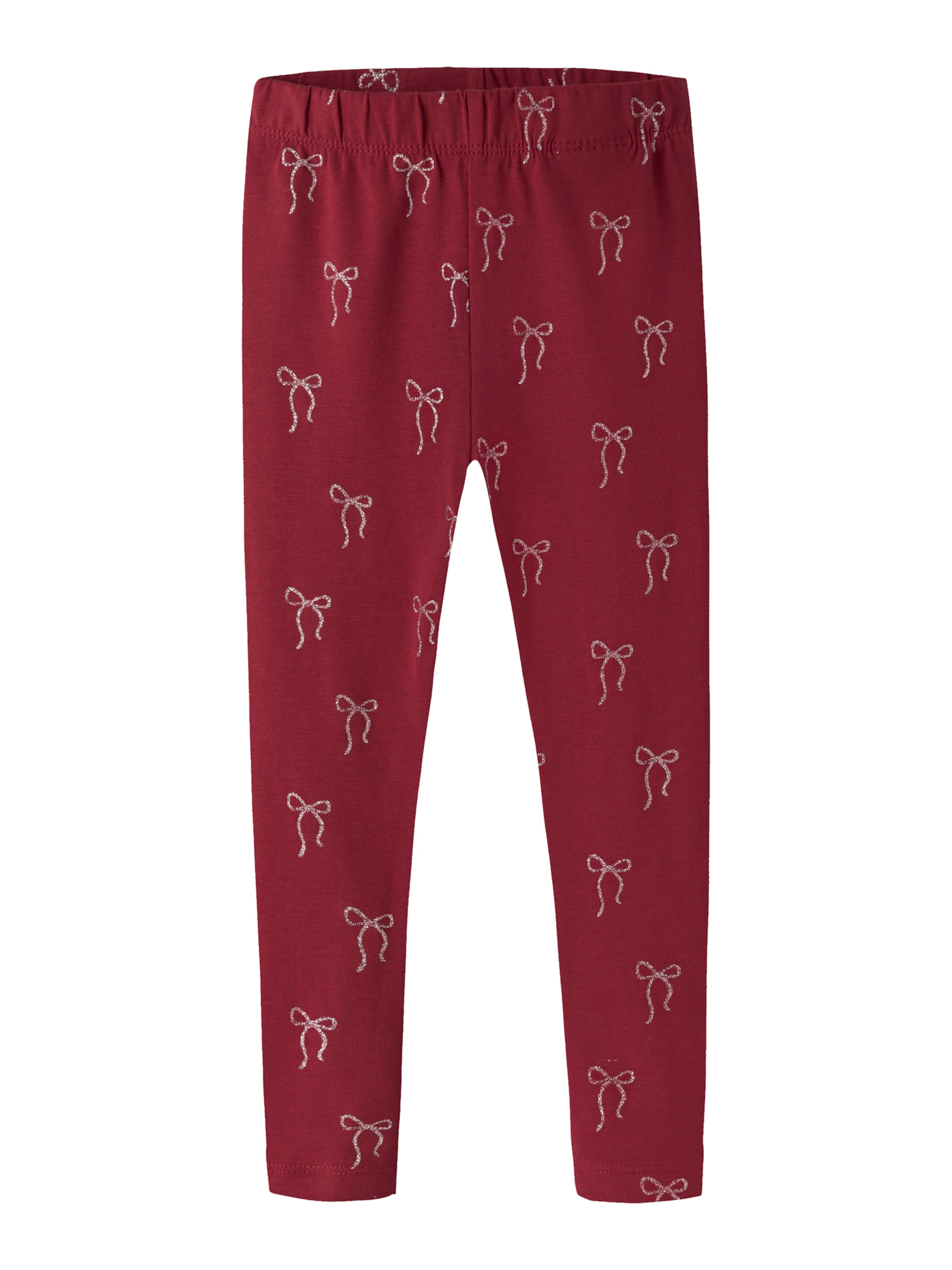 NAME IT - Skinny Leggings 'NMFRI' en rojo: frente