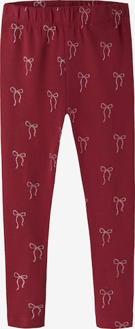 NAME IT Skinny Leggings 'NMFRI' in Red: front