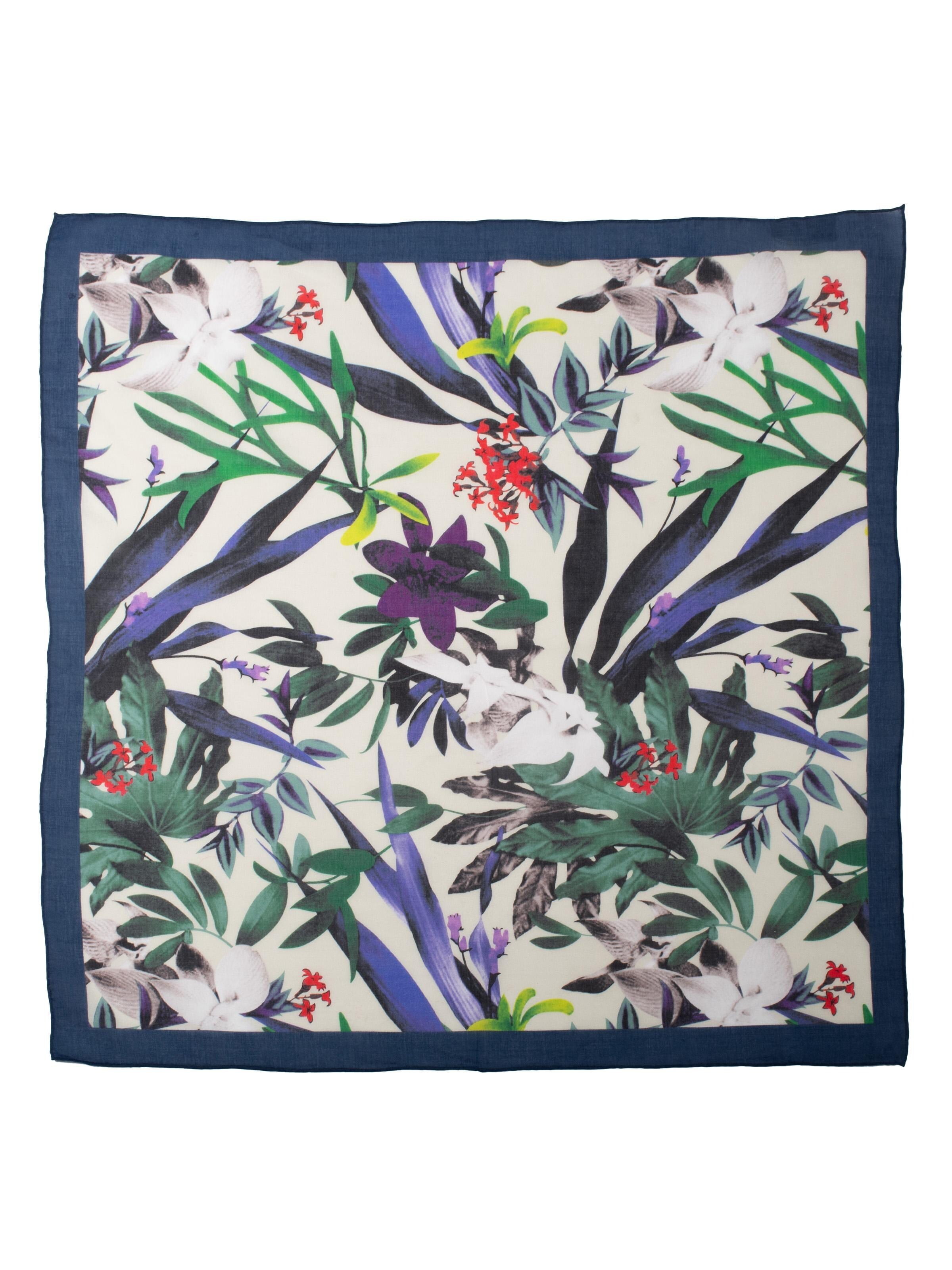 Écharpe 'Seidentuch mit Baumwolle' MayTree en violet : devant