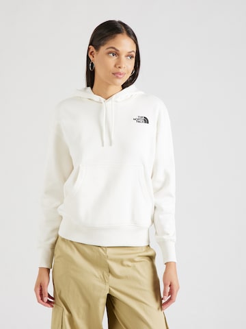 THE NORTH FACE Sweatshirt 'ESSENTIAL' i vit: framsida