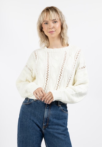 MYMO Sweater in White: front