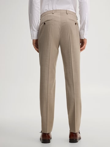 JOOP! Slim fit Pleated Pants in Brown