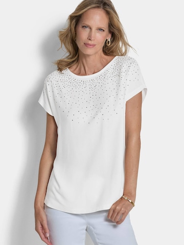 T-shirt Goldner en blanc : devant