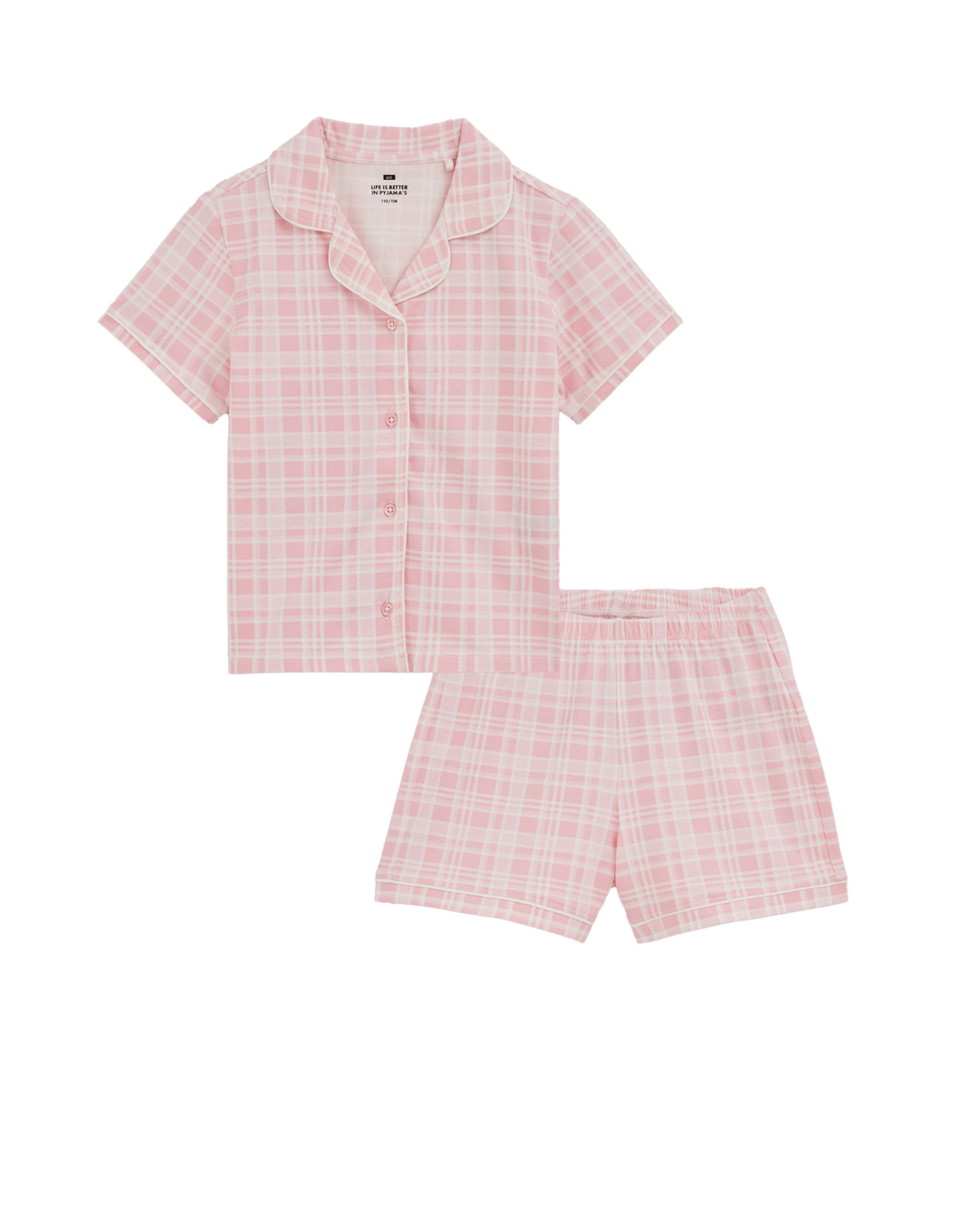 rozā WE Fashion Pidžama: no priekšpuses