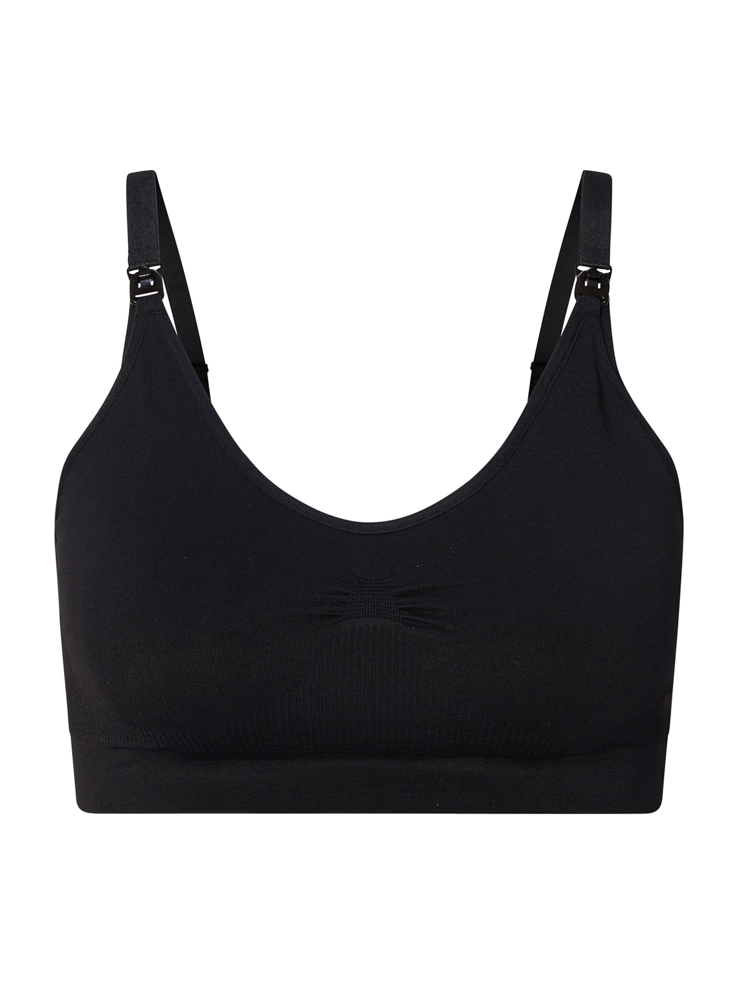 Noppies Bustier Voedingsbh 'Hura' in Zwart: voorkant