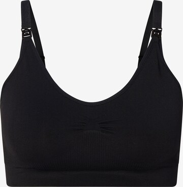 Noppies Bralette Nursing Bra 'Hura' in Black: front