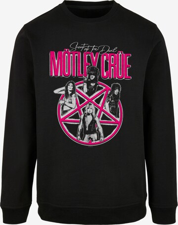 Merchcode Sweatshirt 'Motley Crue - Vintage Shout At The Devil' in Schwarz: predná strana