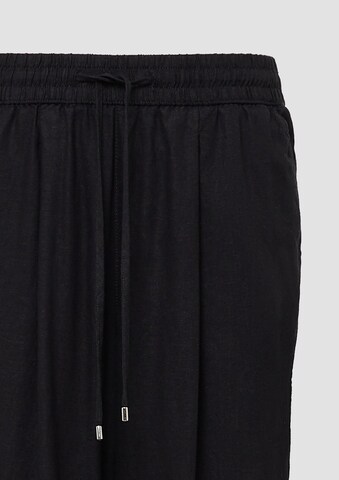 s.Oliver Wide leg Trousers in Black
