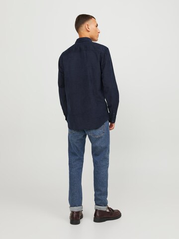 JACK & JONES Slim Fit Hemd in Blau