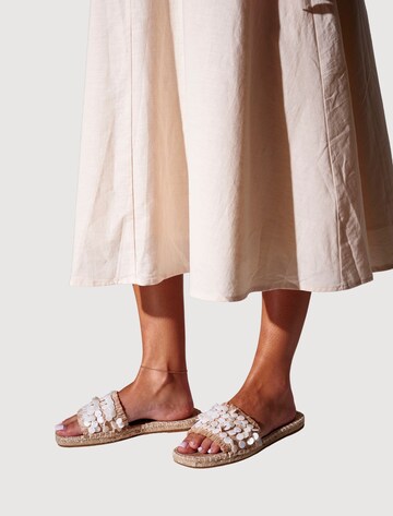 Mule South Beach en beige