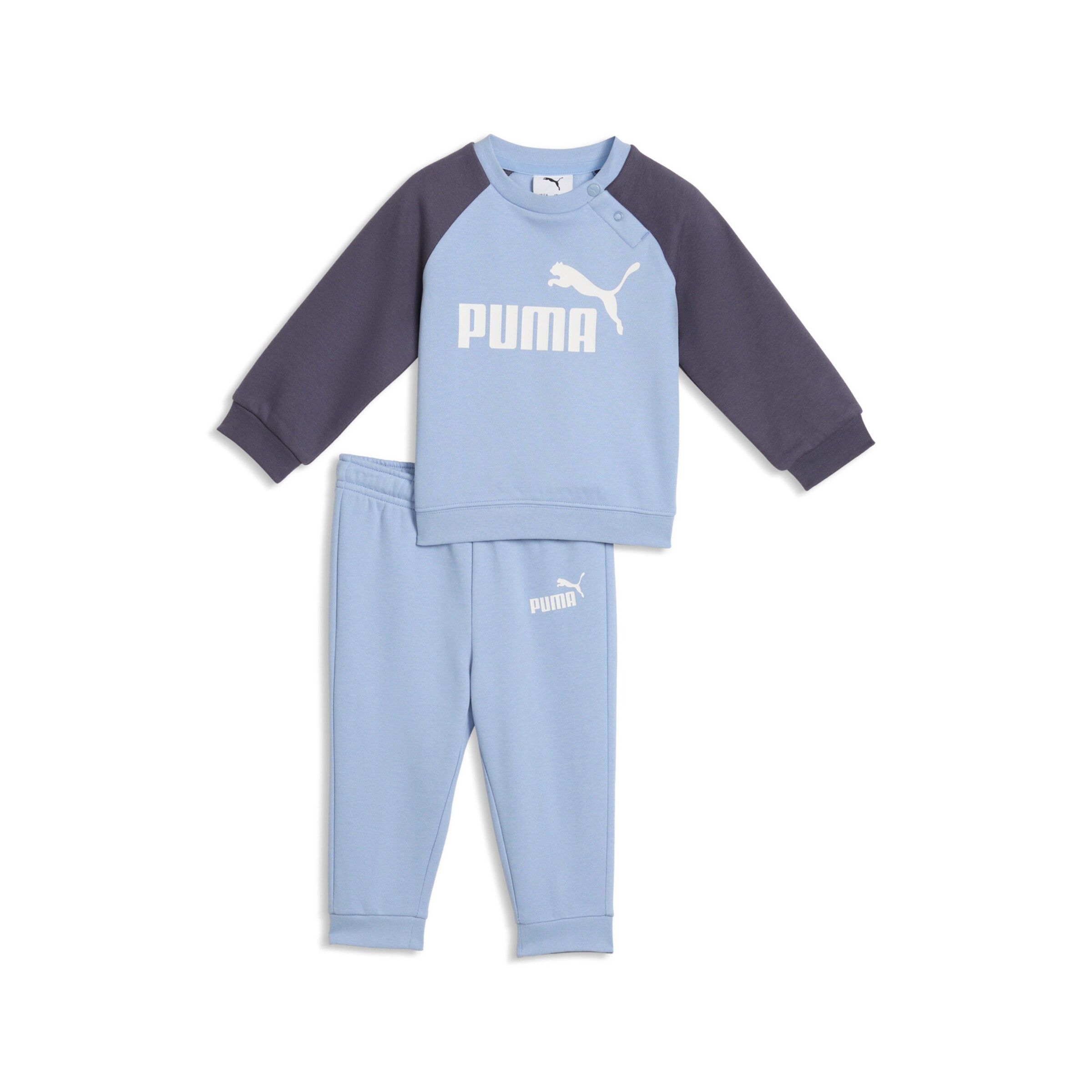 PUMA Jogginganzug 'Minicats Essentials' in Blau: Vorderseite
