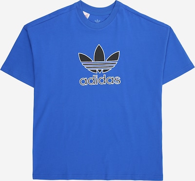 ADIDAS ORIGINALS Majica 'Trefoil' u kraljevsko plava / čokolada / bijela, Pregled proizvoda